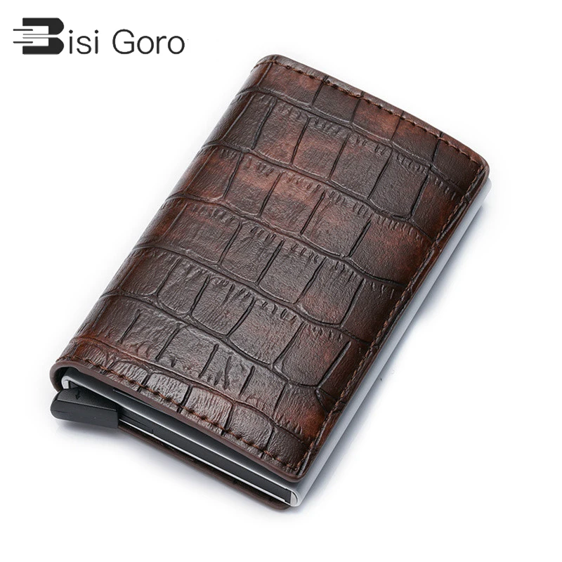 BISI GORO/2021 Новинка мужской кошелек кожзам кредитница модная обувь для мужчин и