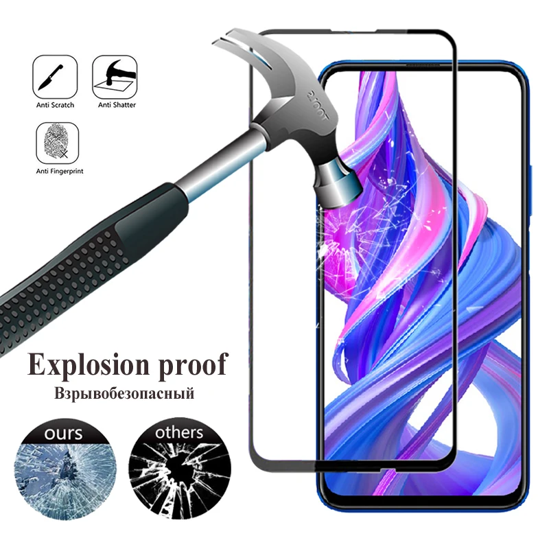 2-в-1 Камера стекло на хонор 9икс стекло Honor-9X-Pro 3D ззащитное стекло Huawei P Smart Z стекло Экран протектор стекло Huawei Y9 Prime ззащитное стекло хонор 9х стекло honor 9x glass