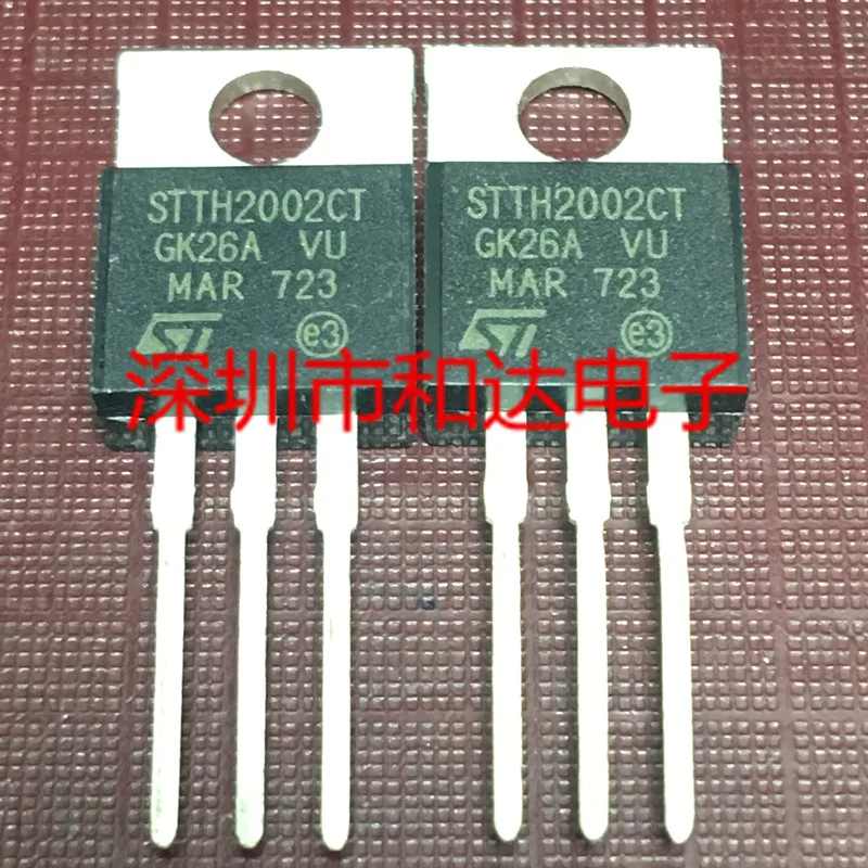

STTH2002CT TO-220 200V 30A