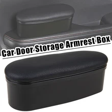 Car Door Storage Armrest box Leather Auto Interior Part organizer adjustment Arm Elbow Handrail Support Increased Pad universal