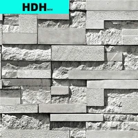 hdhome grey brick peel and stick wallpaper brick stone self adhesive wallpaper vinyl removeable contact paper for home decor