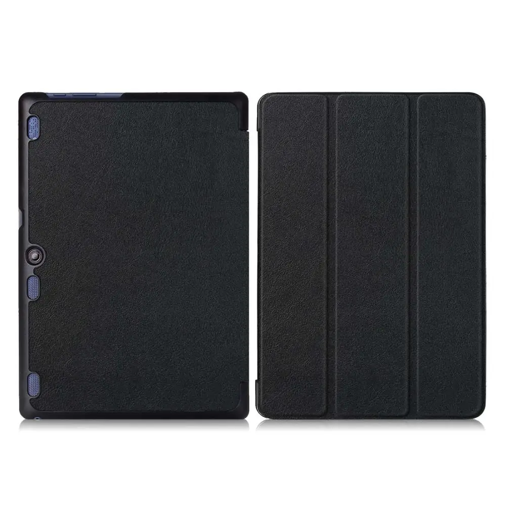 Ультратонкий чехол-подставка для lenovo TAB M10 TB-X605F чехол для планшета - Цвет: TAB M10 KST Black