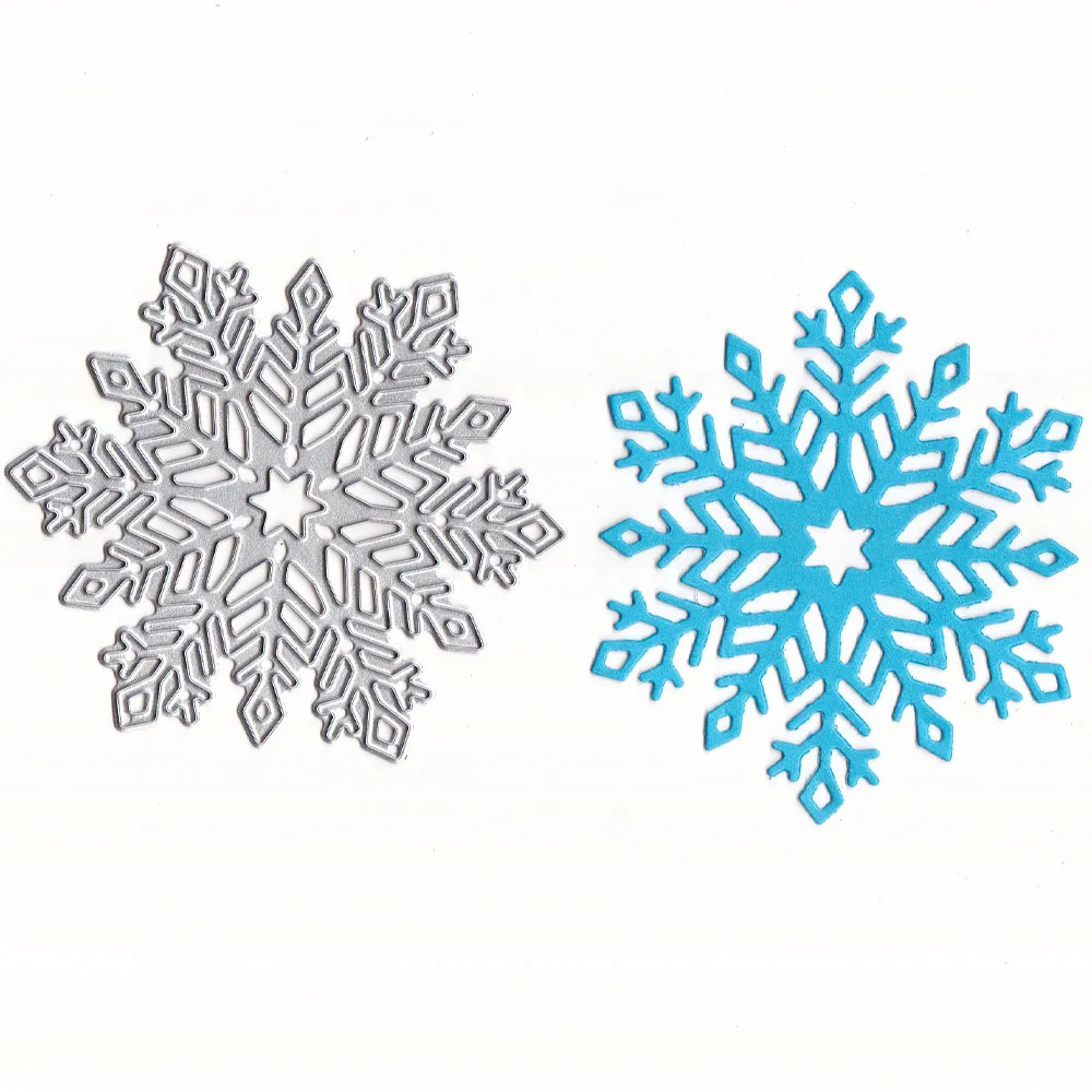 Большая Снежинка металлические режущие штампы трафарет для скрапбукинга