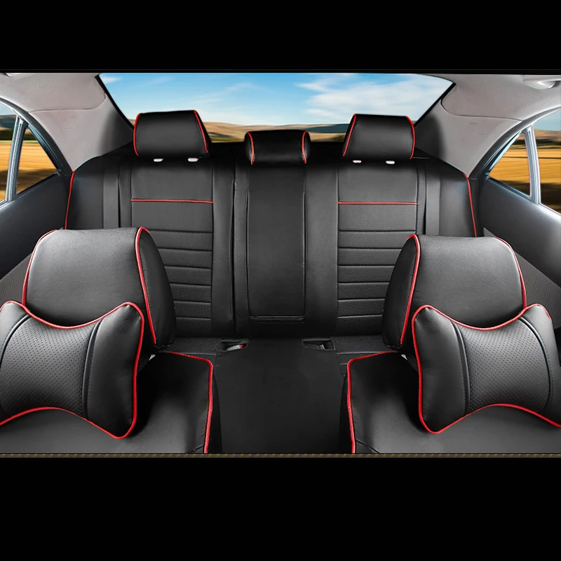 AutoDecorun Автомобильные Кожаные чехлы на сиденья для Ford Focus 3 Наборы чехлов