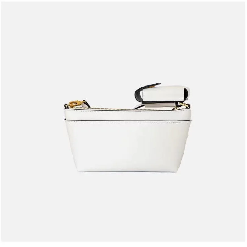 

2021 New Fashion Genuine Leather Women Underarm Messenger Bags Ladies High Quality Small Handbag Generous Buckle Shoulder Bags