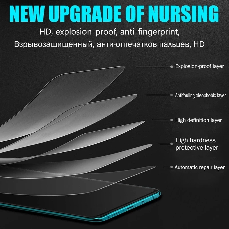 3pcs 9999d frosted matte hydrogel film for xiaomi mi 11 lite 10t 9t poco m3 x3 f3 redmi note 8 8t 9 10 pro 9a 9c nfc not glass | Мобильные