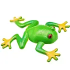 Мягкая эластичная модель лягушки, игрушка для детей