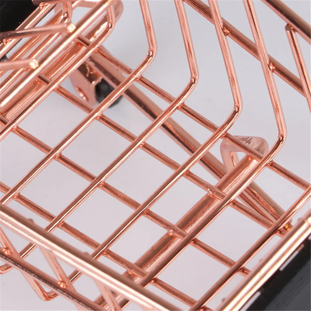 Шикарная мини-корзина для покупок металлическая корзина хранения Ins