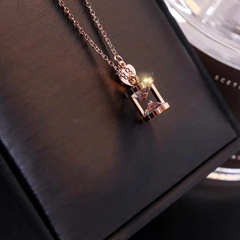 Ожерелье женское из титановой стали с подвеской индивидуальное ожерелье кулоном