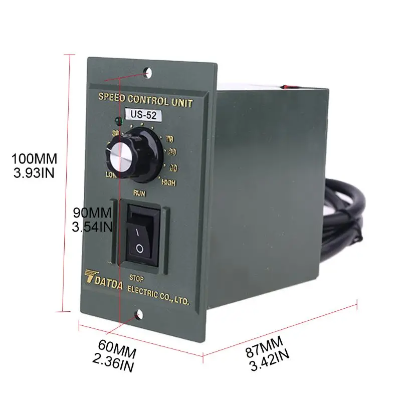 AC 220 В регулятор частоты вращения двигателя Регулируемая скорость Forword обратный