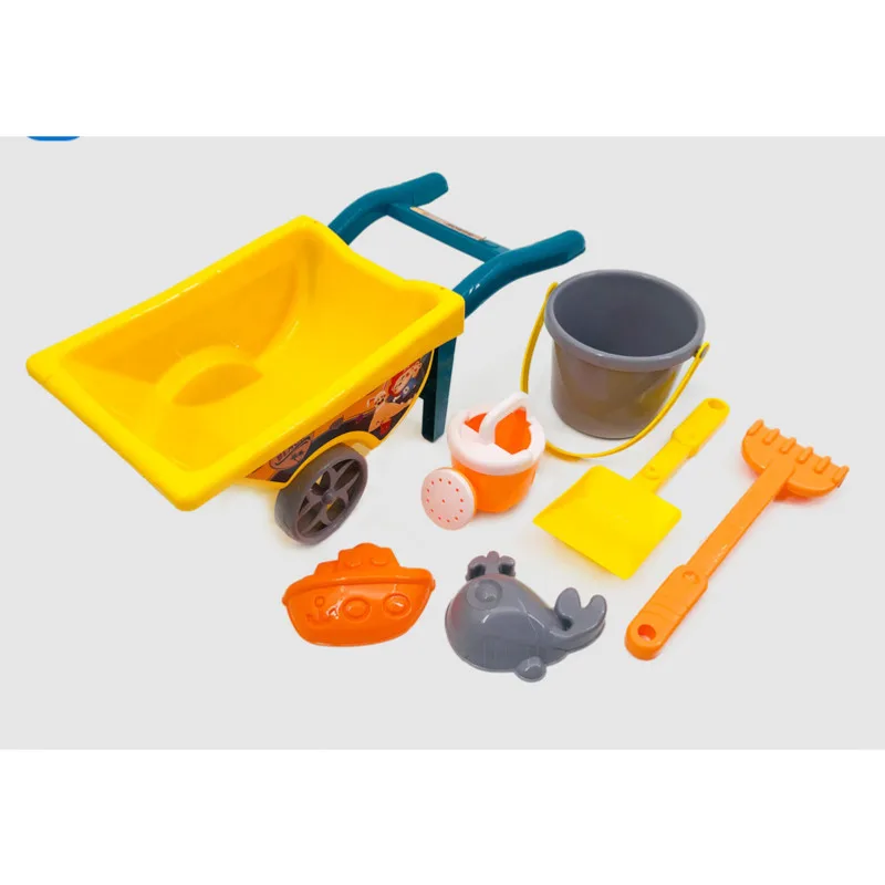 

Summer Beach Toys Kids Bath Play Sand Cart Bucket Tools Set Beach Party Sport Outdoor Toy Educational Water Game Boy Baby Gift