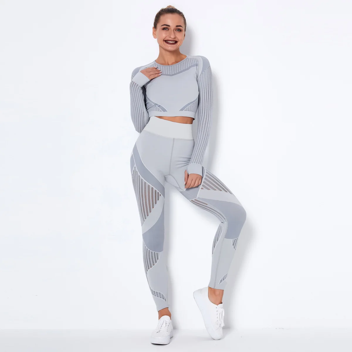 

Yoga Clothing Set Sports Suit Women Sportswear Sports Outfit Fitness Set Athletic Wear Gym Seamless Workout Clothes For Women