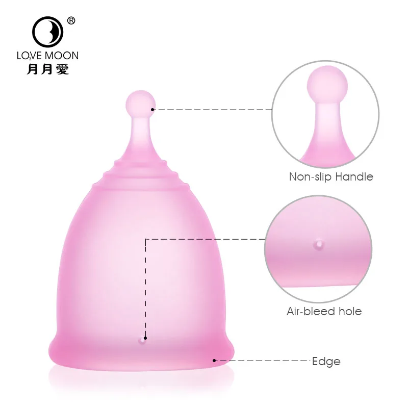 50 шт. медицинский Класс силиконовый женственная менструальная чаша Для женщин