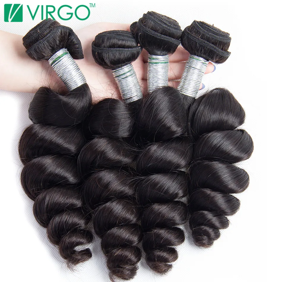 Дева 30 дюймов Свободная Волна пряди с закрытием перуанские волосы Remy 100%