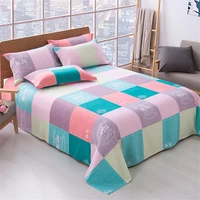 sheet pillowcase 3 piece set of bed linen household sanding household single piece bed linen bed sheet set