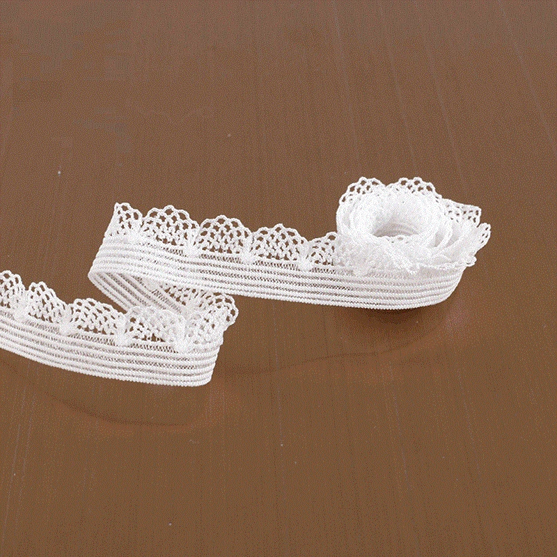 10 ярдов в партии/1 см эластичная тесьма для рукоделия манжеты на шею одежды