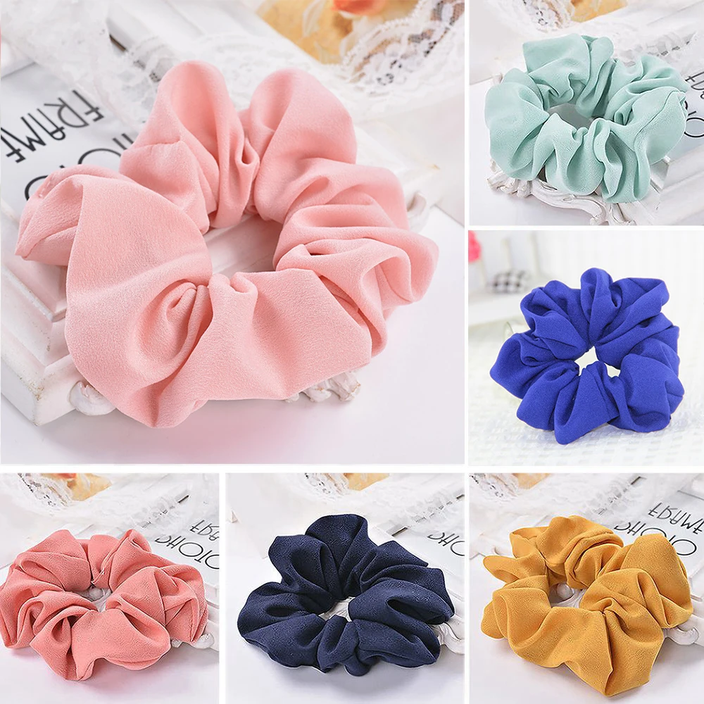 1 шт. женские Однотонные резинки для волос держатели конского хвоста резинка