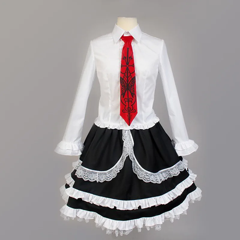 6 шт. аниме Danganronpa Celestia Ludenberg Косплей Костюм для взрослых женщин Фэнтези Хэллоуин