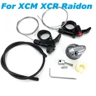 Для Suntour XCM XCR Raidon Демпфирование вилки Дистанционное устройство блокировки в сборе Блокировка рычага руля демпферный кабель переключатель управления