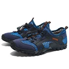 Недорогая сетчатая летняя дышащая повседневная мужская Водная обувь, Открытый бассейн, пляж, плавание, шнурок, водолазка, спортивная обувь