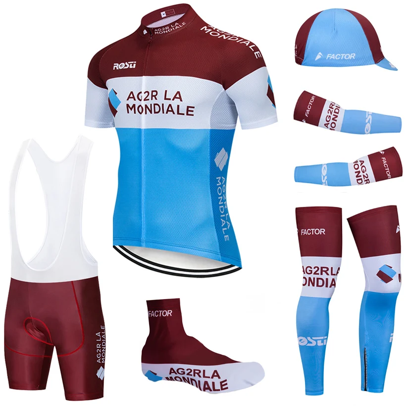 Велосипедная одежда Ag2r велосипедные шорты для Майо 20D полный костюм велоспорта