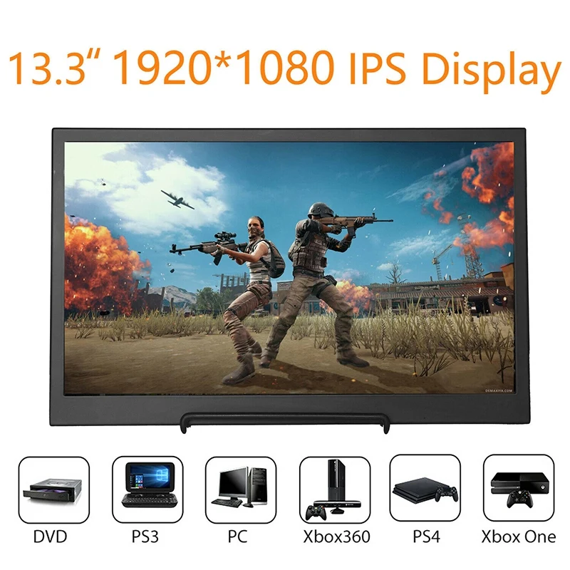 OPQ-13.3 дюймовый портативный ЖК-монитор HD 1080P экран HDMI для ноутбука NS Switch PS4 игрового