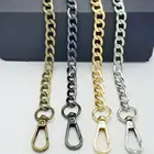 120 смкошелек цепочка для сумки ремень Ketting Voor Tasgold Золотая черная металлическая цепочка для сумки через плечо сумки аксессуары