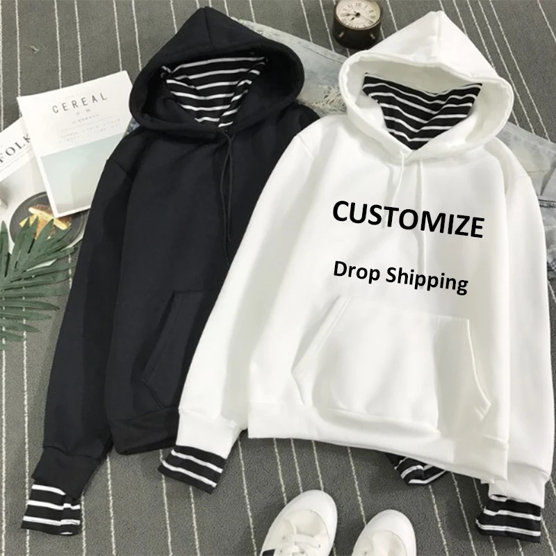 Alien Print Solid Hoodies Sweatshirts 2022 Women Casual Kawaii Harajuku New Sweat Punk For Girls Clothing European Tops Korean