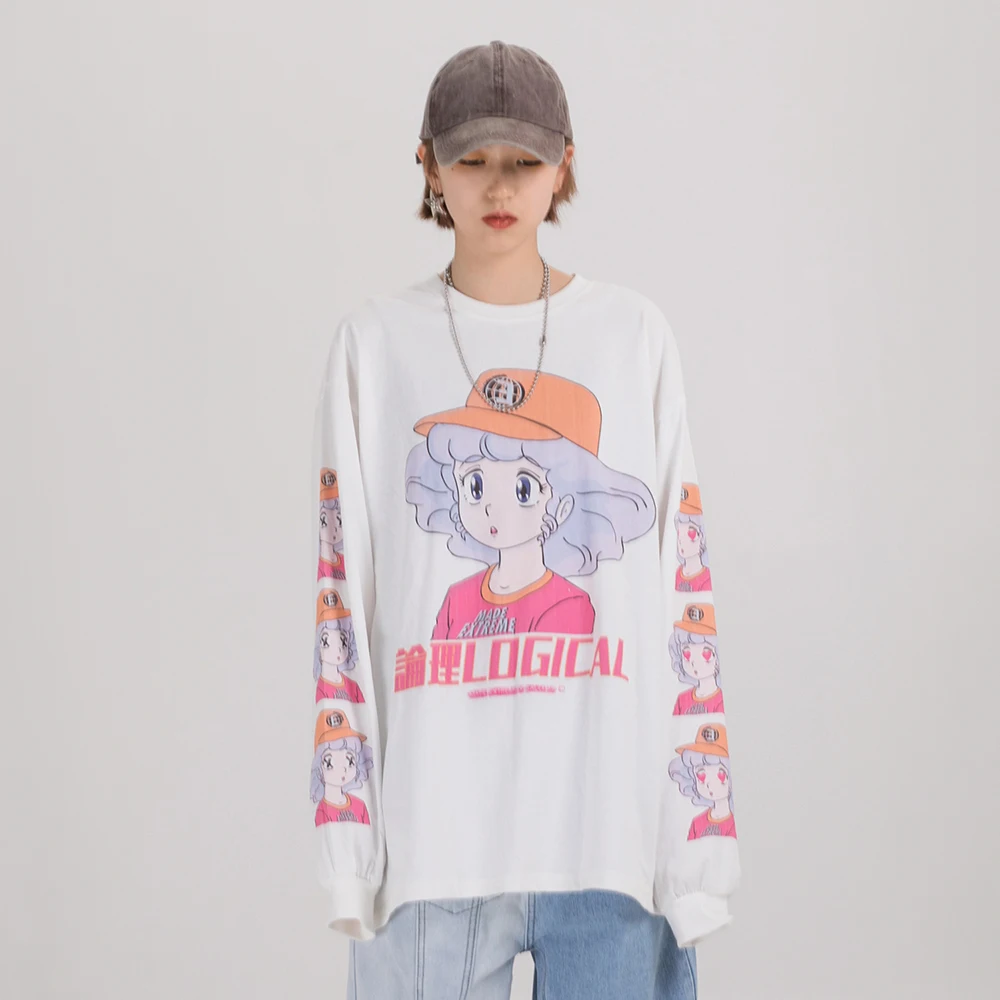 харадзюку Harajuku футболка мужская，Japanese Style японский стиль T Shirt хип хоп парные вещи