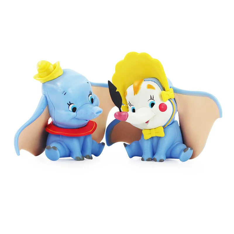 Высота каблука 10 см Disney фигуры слона Дамбо мультфильм аниме ПВХ Фигурки Модель