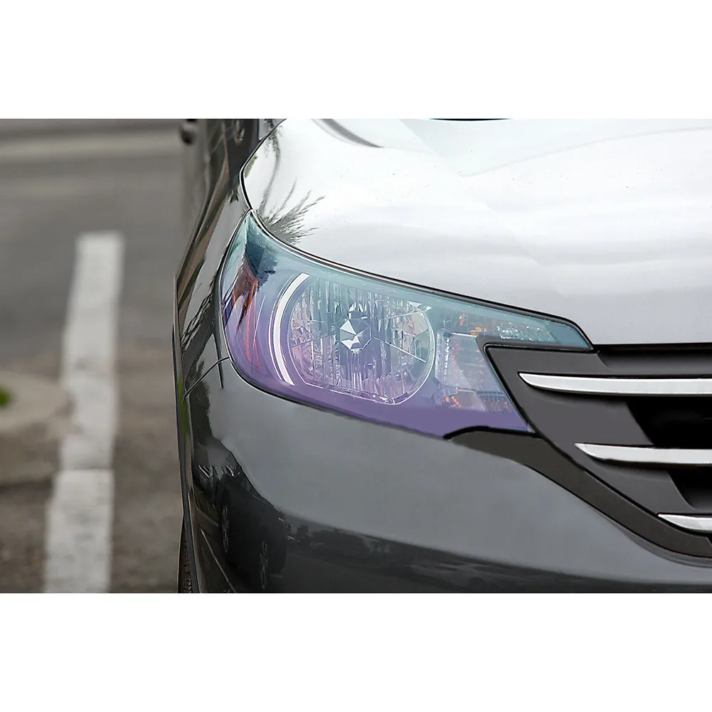 

Parts Film Sticker Symphony Purple Useful Vinyl Tint 60 * 30cm Accessories Headlight Taillight