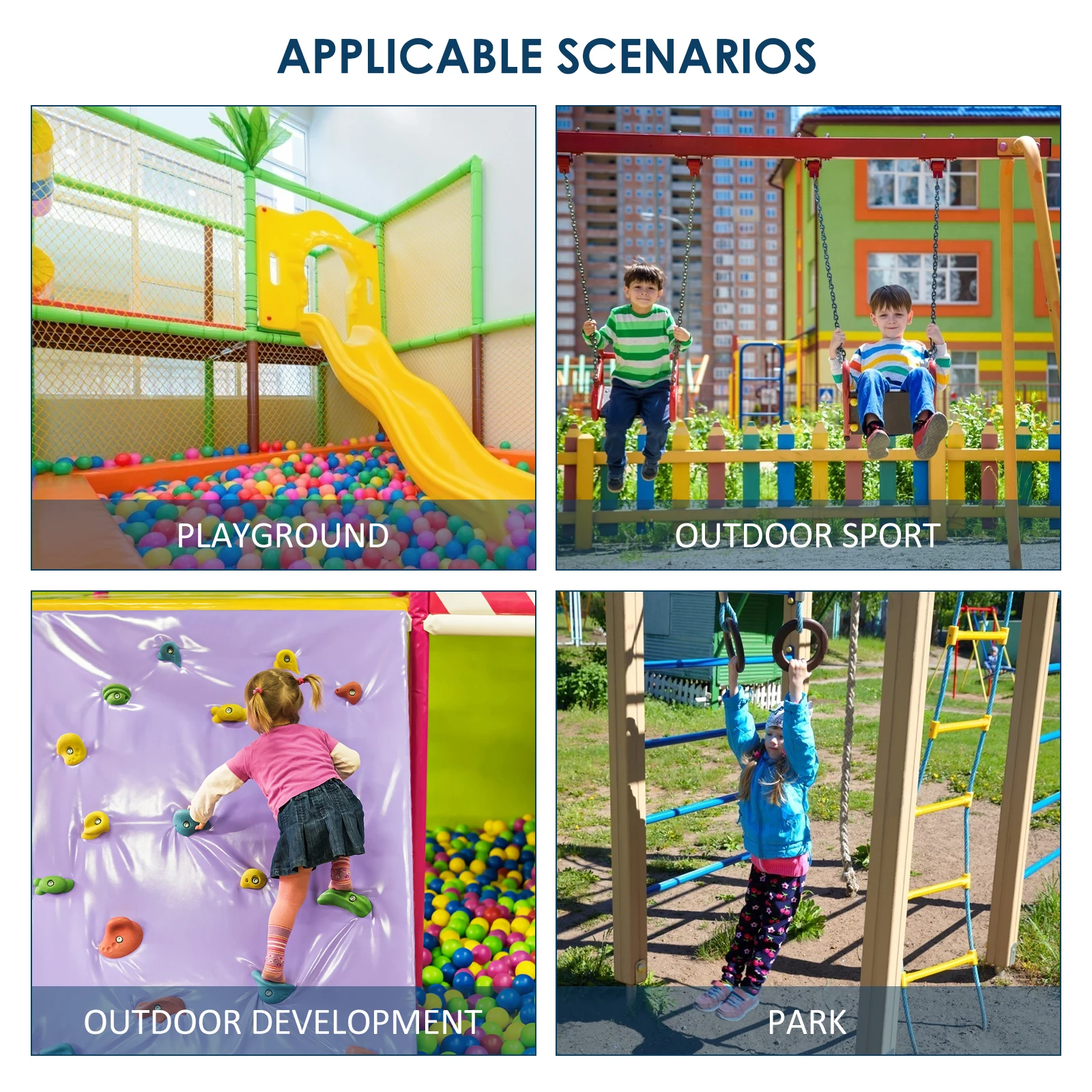 

Ninja Line Children Climbing Equipment Ninja Rope Obstacle Training Equipment Kids Fun Slack Line Kit