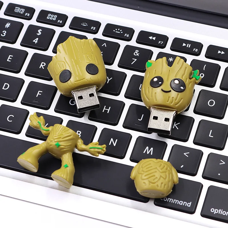 Usb флеш накопитель Marvel Super hero Tree man 4 ГБ 8 16 32 64 128 ГБ|USB флэш-накопители| |