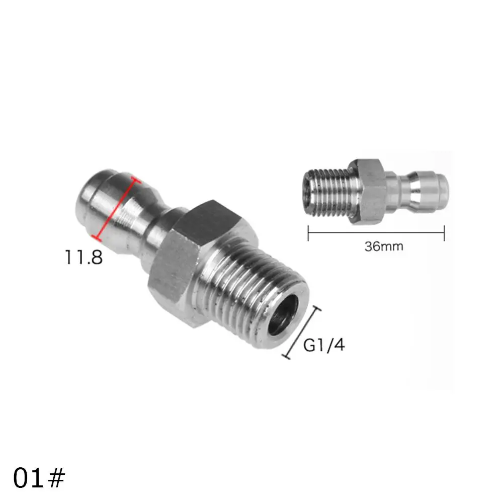 1PC High Pressure Washer Water Gun 1/4 inch Quick Connector M14x1.5mm for Snow Foam Pot Spray Nozzle PA | Автомобили и мотоциклы