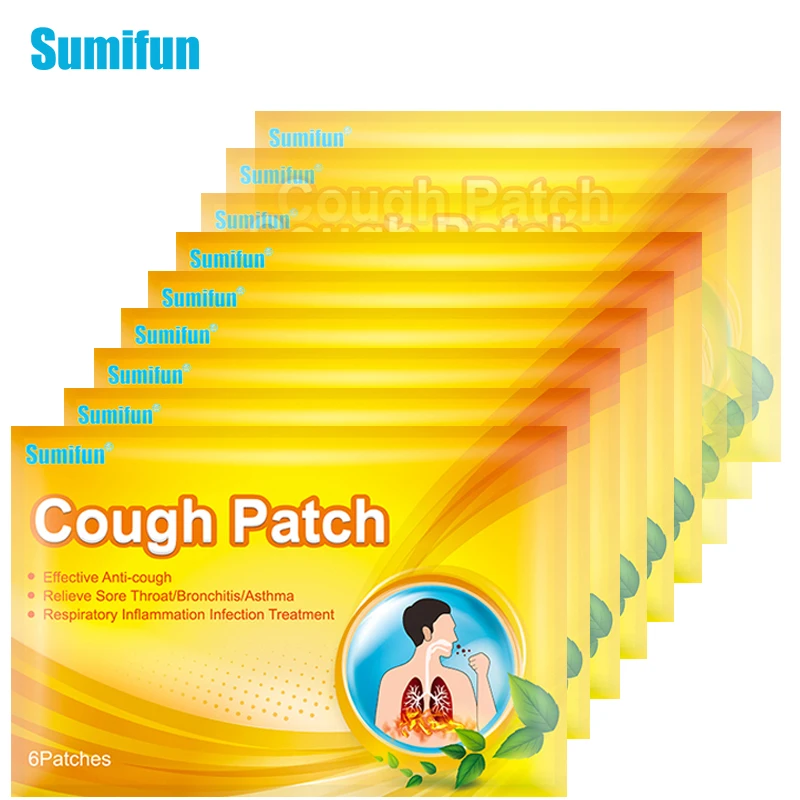 Sumifun 54 шт. китайский кашля платырь из трав медицинская горло зуд астмы холодной