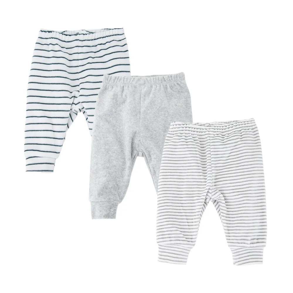

3pcs Velvet Warm Newborn Baby Pants Baby Girls Boys Leggings Soft Flannel Infant Girl Pants Solid Baby Boy trousers Pant 0-12MM