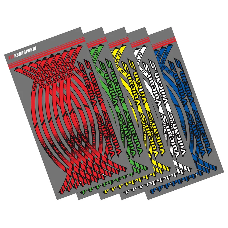 12 светоотражающих наклеек на колесо для стайлинга мотоцикла полосатая наклейка