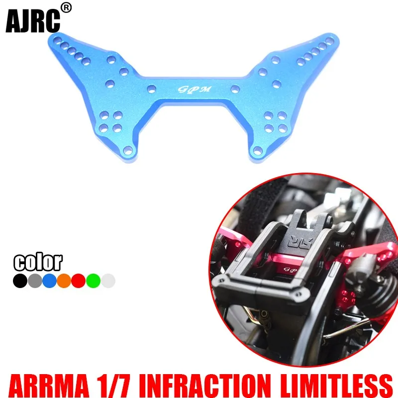 

ARRMA 1/7 LIMITLESS ALL-ROAD INFACTION ARA109001 aluminum alloy rear shock plate-rear shock bracket ARA320512