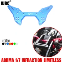 arrma 17 limitless all road infaction ara109001 aluminum alloy rear shock plate rear shock bracket ara320512