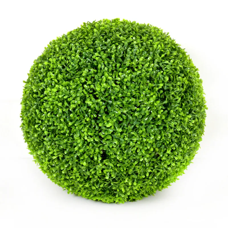 green HUA 4 Размеры(10/18/30/38 см) Декор шар из искусственной травы Пластик листьев эффект висит зеленая трава декором в виде шариков, искусственные "сделай сам", с цветочным принтом для девочек - Цвет: green HUA