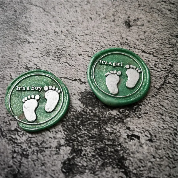 Это мальчик это девочка набор восковых печатей детского дня рождения вечерние