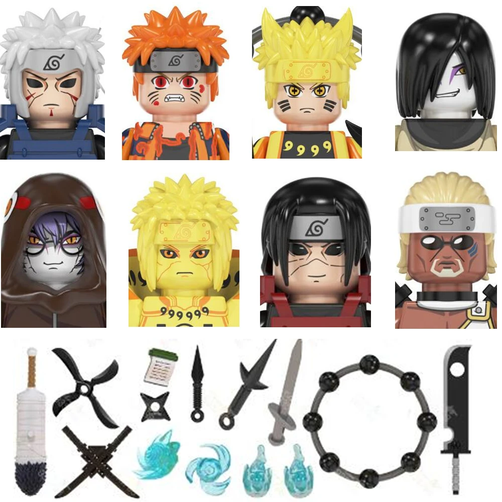 8 шт. фигурки Jpanese Anime Mini Man Лидер продаж новые кубики wm | Игрушки и хобби