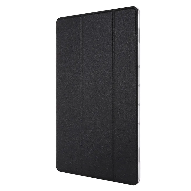 Планшет прозрачный+ pu 3 раза Ультратонкий чехол для huawei MediaPad M6 10,8 дюймов чехол для huawei MediaPad M6 10,8 чехол для планшета - Цвет: black