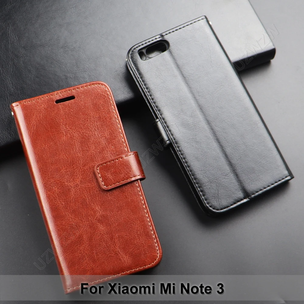 

For Xiaomi Mi Note 3 Flip Wallet PU Leather Case