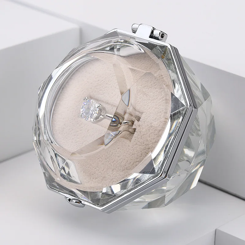 Роскошная искусственная коробка акриловые ювелирные изделия подарок свадебное