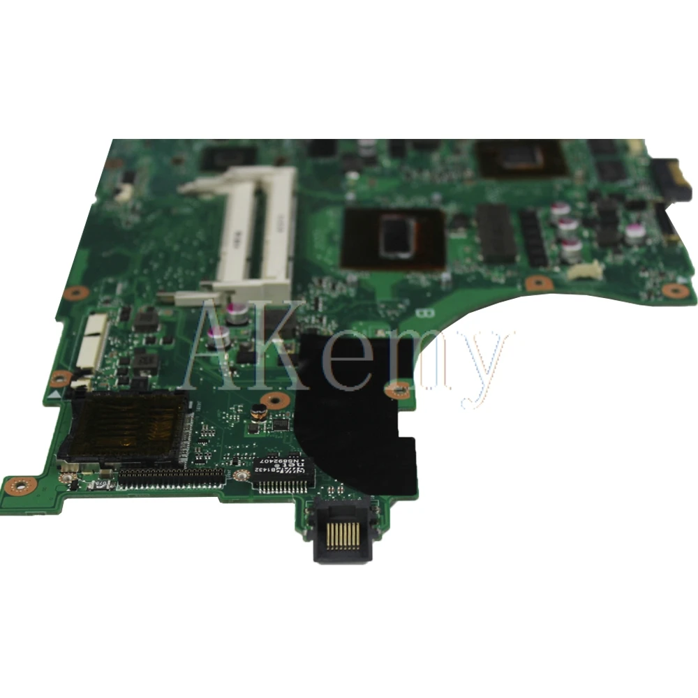Akemy N56JR материнская плата для ноутбука For Asus N56JK N56J N56 тест оригинальная I7-4700HQ GTX760M-2G