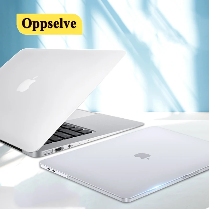 

Laptop Case For Apple Macbook Air Pro Retina 12 13 15 16 Inch Transparent 2020 Touch Bar ID For Air Pro A2252 A2338 Accesssories