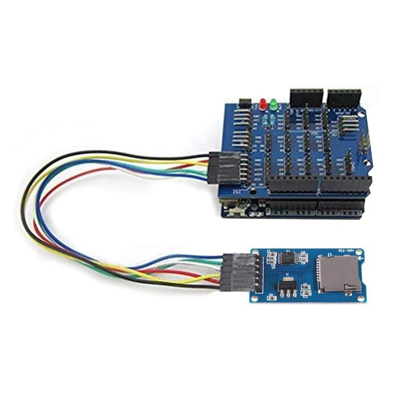 6 шт. модуль Micro SD карты интерфейс SPI Мини TF кардридер с преобразователем уровня