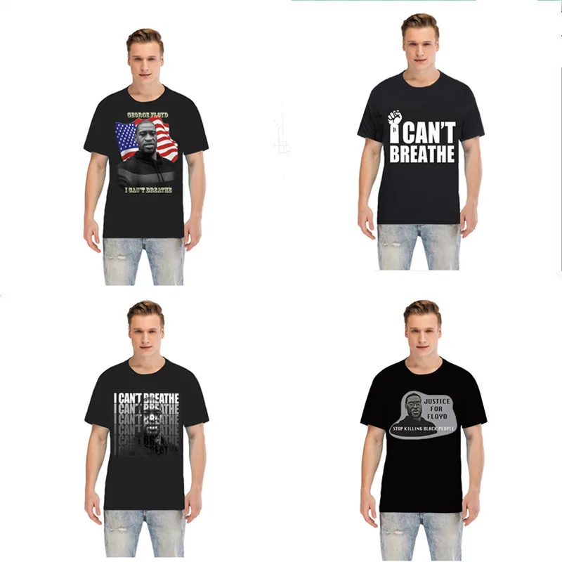 Футболка унисекс с коротким рукавом для мужчин и женщин принтом черная живая