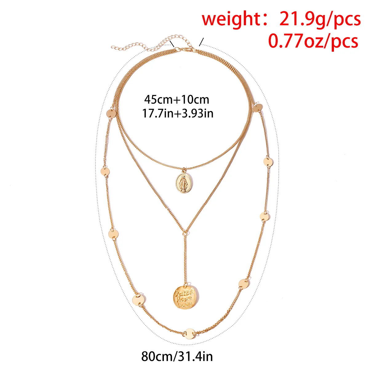 Модная разноцветная многослойное колье чокер Массивное ошейник из пайеток